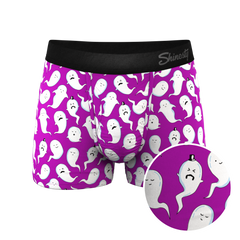 The Little Swimmers | Ghost Print Ball Hammock® Pouch Trunks Underwear