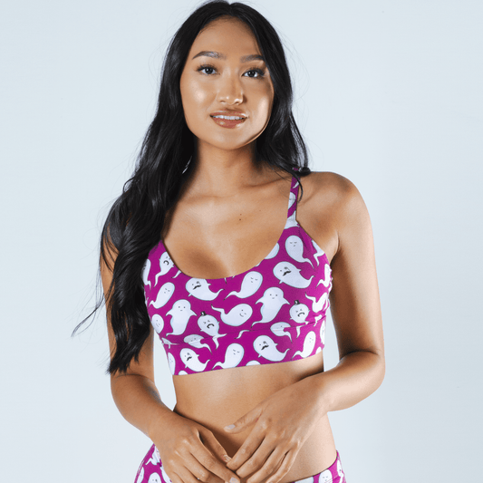 The Little Swimmers | Ghost Print Bralette - Shinesty