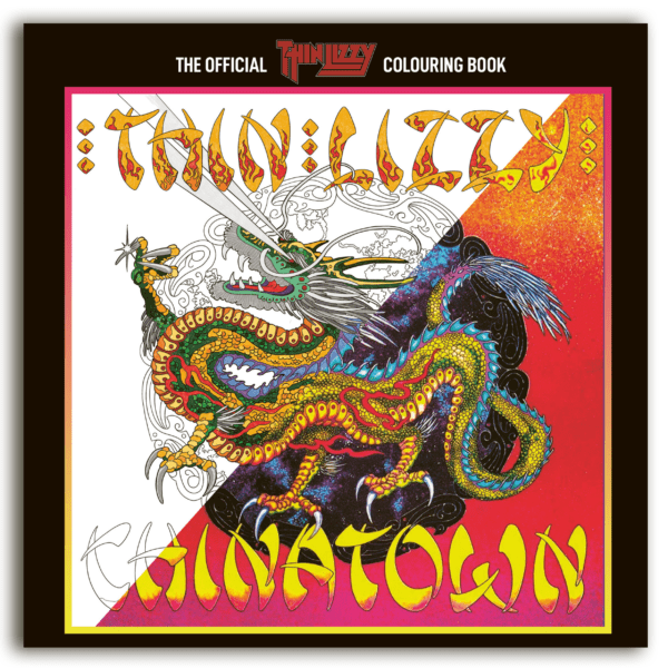 Rock n Roll Colouring Books - Thin Lizzy