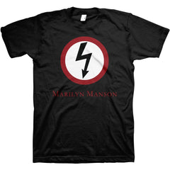 Marilyn Manson Lightning Mens T-Shirt