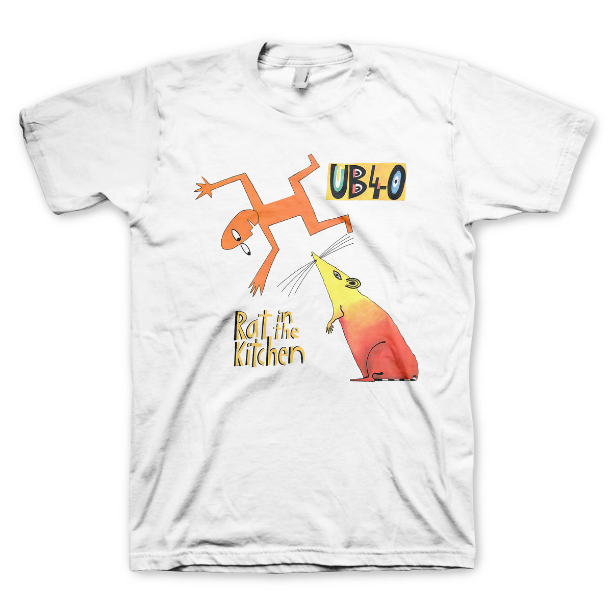 UB40 Rat in the Kitchen White T-Shirt - Flyclothing LLC