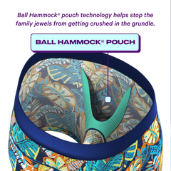 The Mahalo | Blue Tropical paradICE™ Cooling Ball Hammock® Underwear