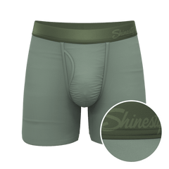 The Manzanilla | Olive Green Ball Hammock® Pouch Underwear With Fly