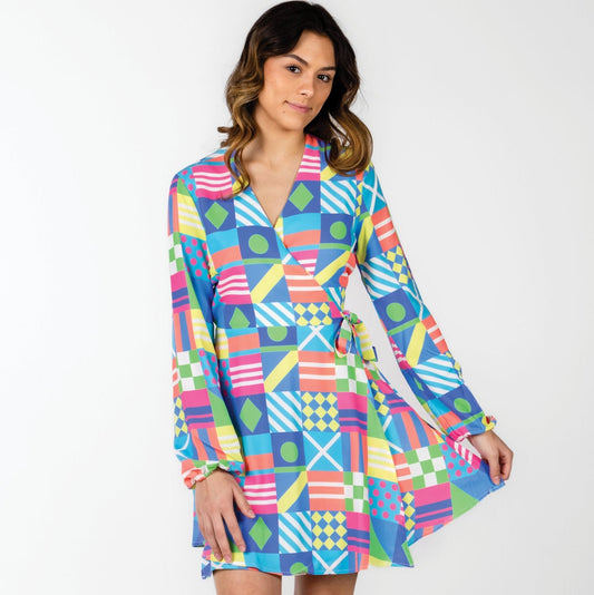 The Secretariat | Derby Flag Wrap Dress