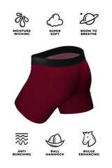 The Mars Landing | Red Space Dye Ball Hammock® Boxer Briefs