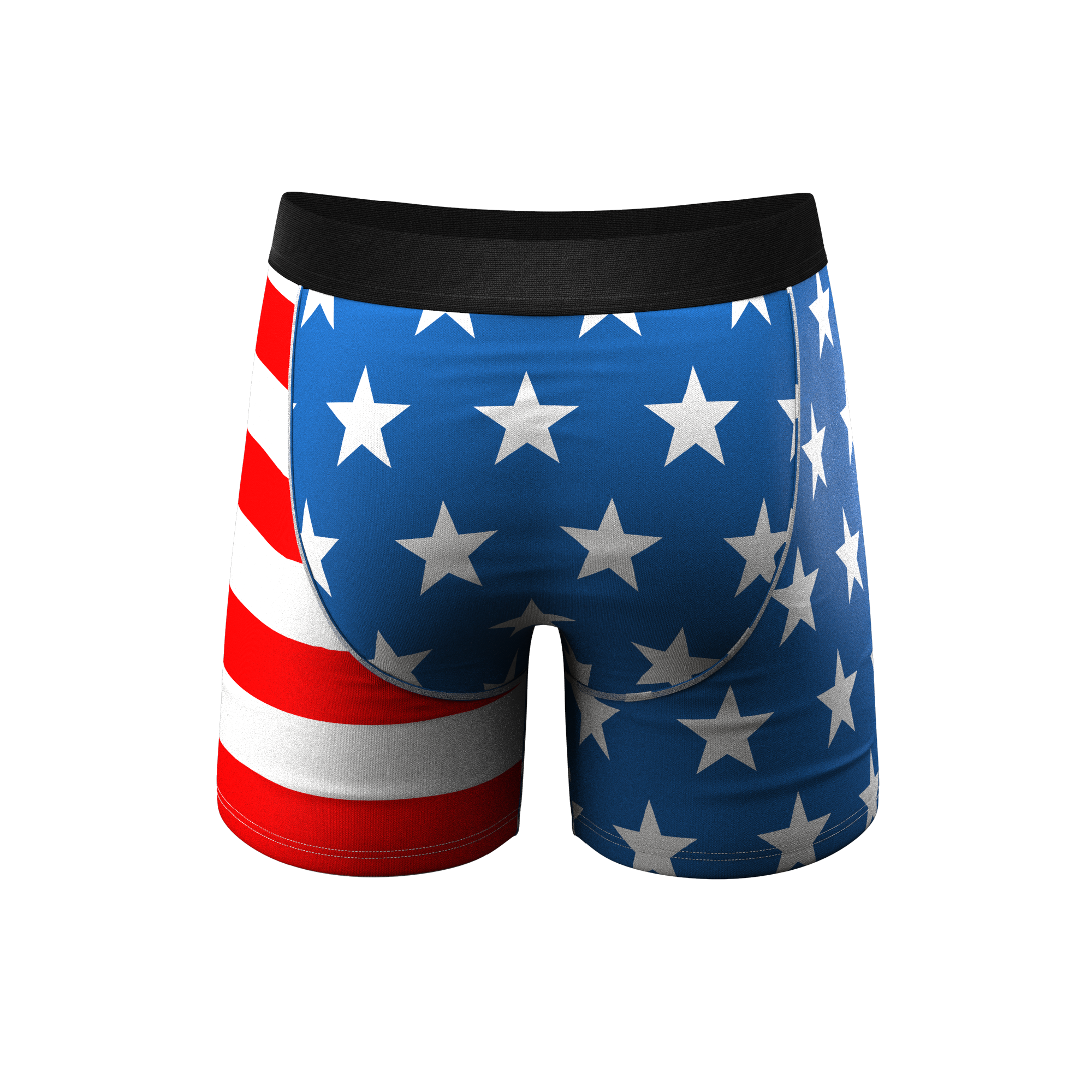 The Mascot | American Flag Ball Hammock® Pouch Underwear With Fly