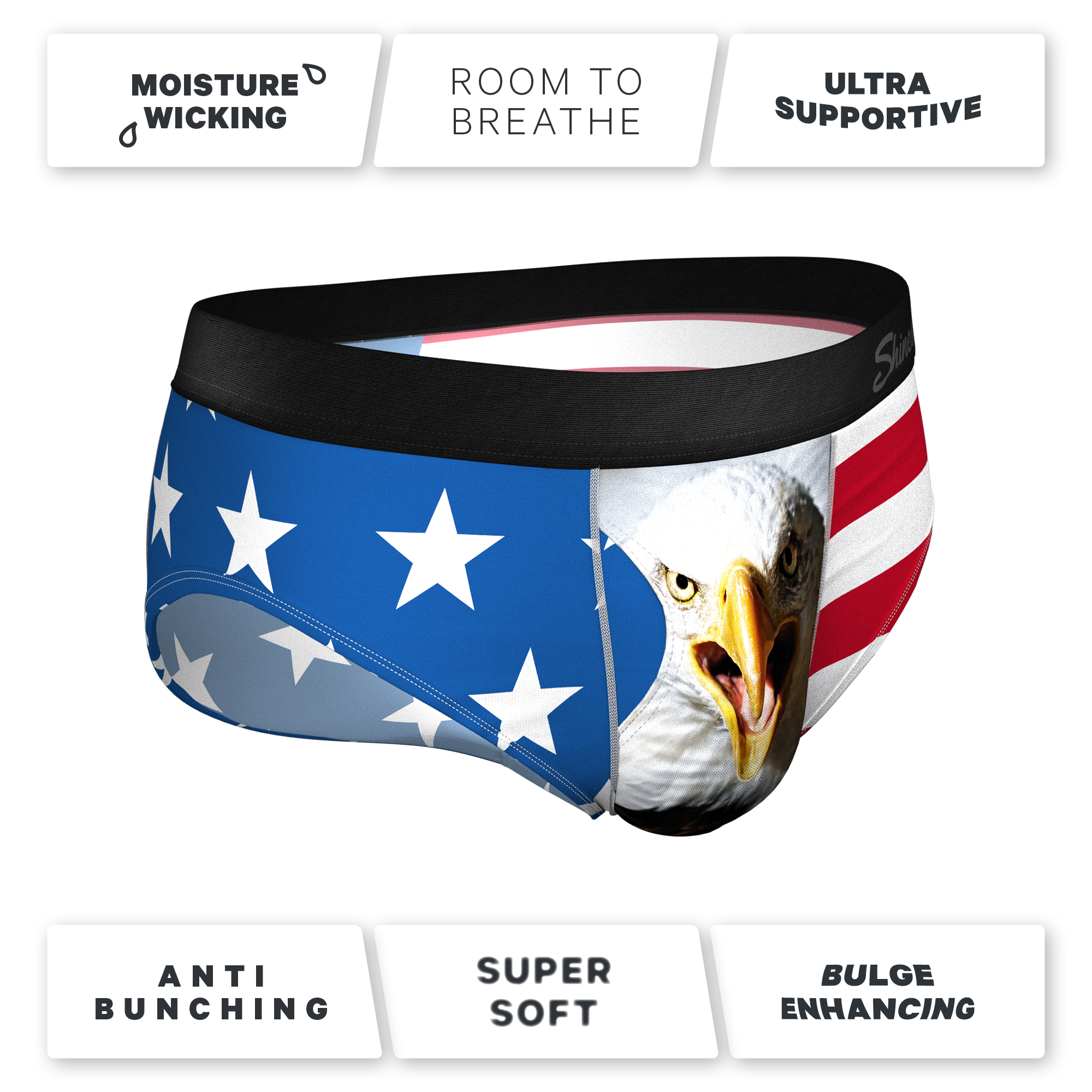 The Mascot | American Flag Ball Hammock® Pouch Underwear Briefs