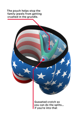 The Stars & Stripes | American Flag Ball Hammock® Boxer and Cheeky Underwear Pack