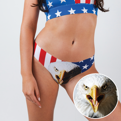 The Mascot | American Flag Seamless Thong