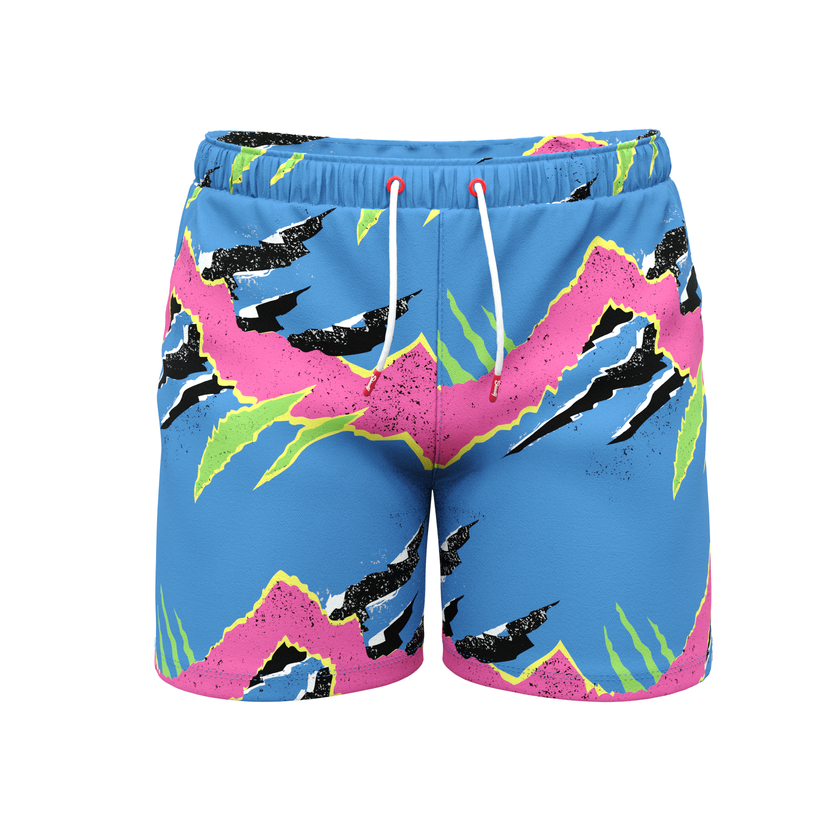 The Melted Popsicle | Retro Neon Ball Hammock® Pouch 5" Swim Trunks