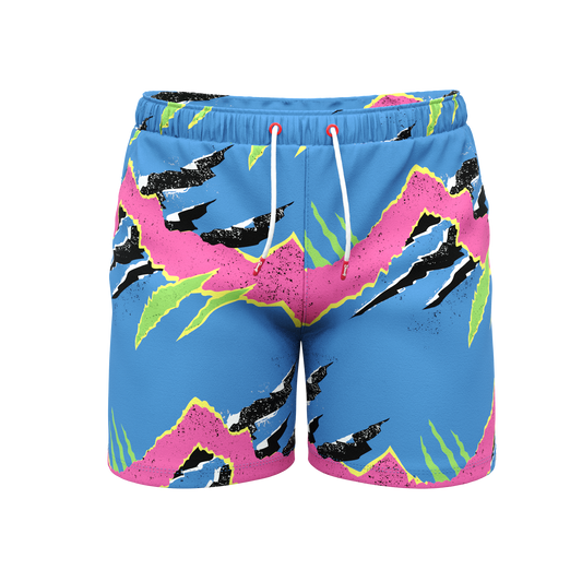 The Melted Popsicle | Retro Neon Ball Hammock® Pouch 5" Swim Trunks