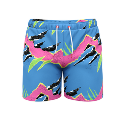 The Melted Popsicle | Retro Neon Ball Hammock® Pouch 5" Swim Trunks