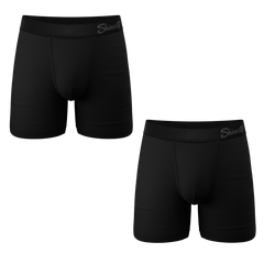 The Midnight Rider | Black Ball Hammock® Pouch Underwear With Fly 5 Pack