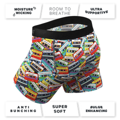 The Mixtape | Cassette Tapes Ball Hammock® Pouch Underwear with fly