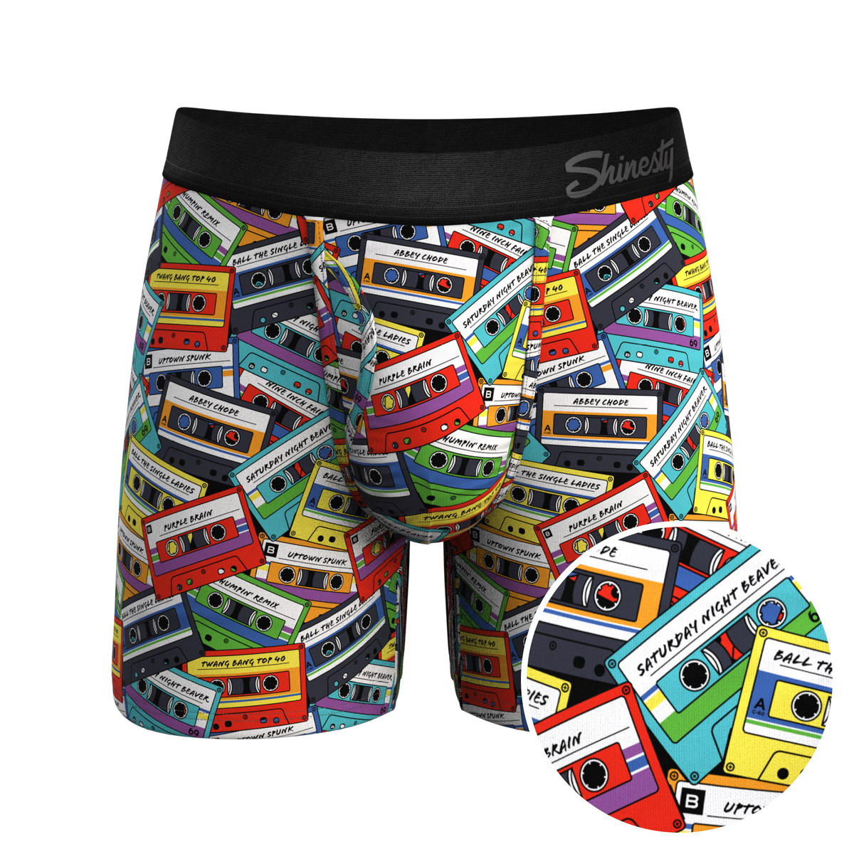 The Mixtape | Cassette Tapes Ball Hammock® Pouch Underwear with fly