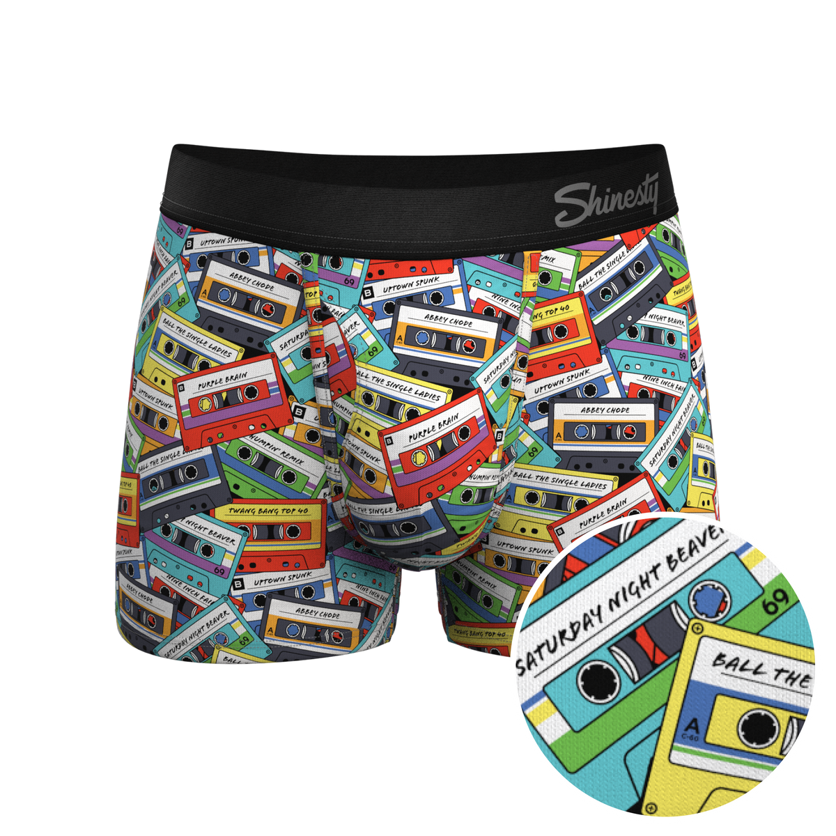 The Mixtape | Cassette Tapes Ball Hammock® Pouch Trunk Underwear