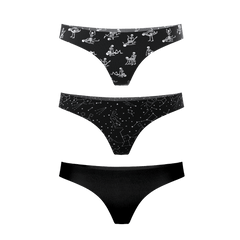 The Must-Haves | Women's Thong Underwear 3 Pack - Shinesty