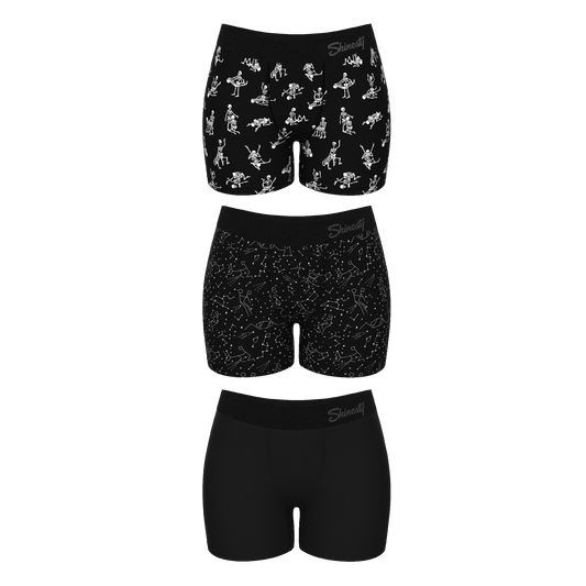 The Must-Haves | Women’s Boxers 3 Pack - Shinesty