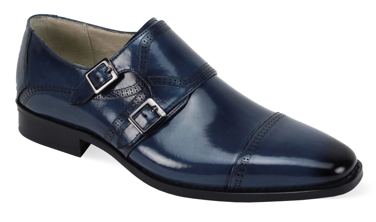 Giovanni Noel Blue Mens Shoe - Flyclothing LLC