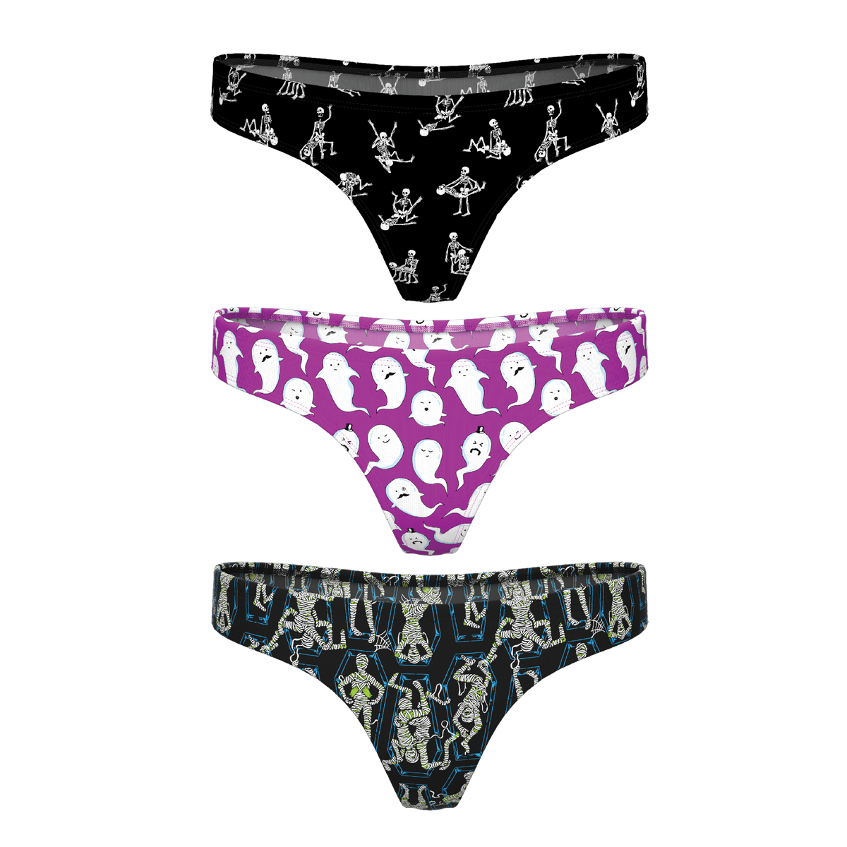 The Naughty Halloween | MicroModal Thong 3 Pack