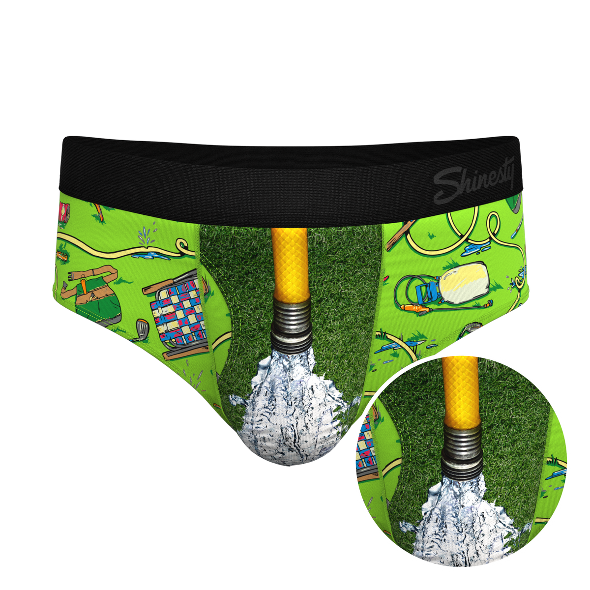 The Nice Piece Of Grass | Gardening Hose Ball Hammock® Pouch Underwear Briefs