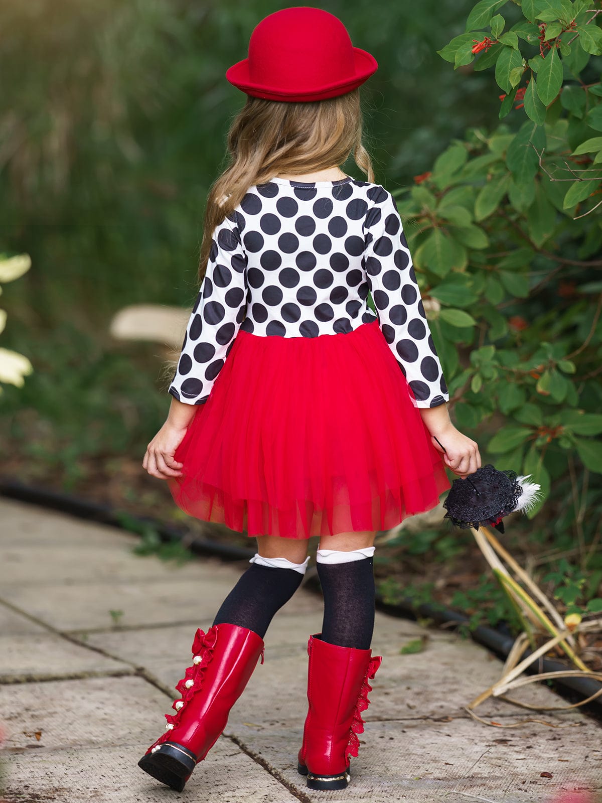 Be Witched Polka Dot Tutu Dress - Mia Belle Girls