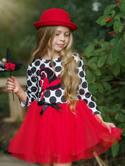 Be Witched Polka Dot Tutu Dress - Mia Belle Girls