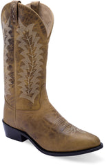 Old West Burnt Tan MEN'S WESTERN BOOTS