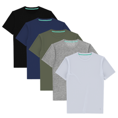 The Everyman™ Tee - 5 Pack | Men's T Shirt 5 Pack ft. Super Stupid-Soft™ Fabric