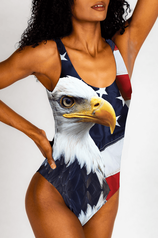 The Emblem | USA Eagle One Piece Swimsuit - Shinesty