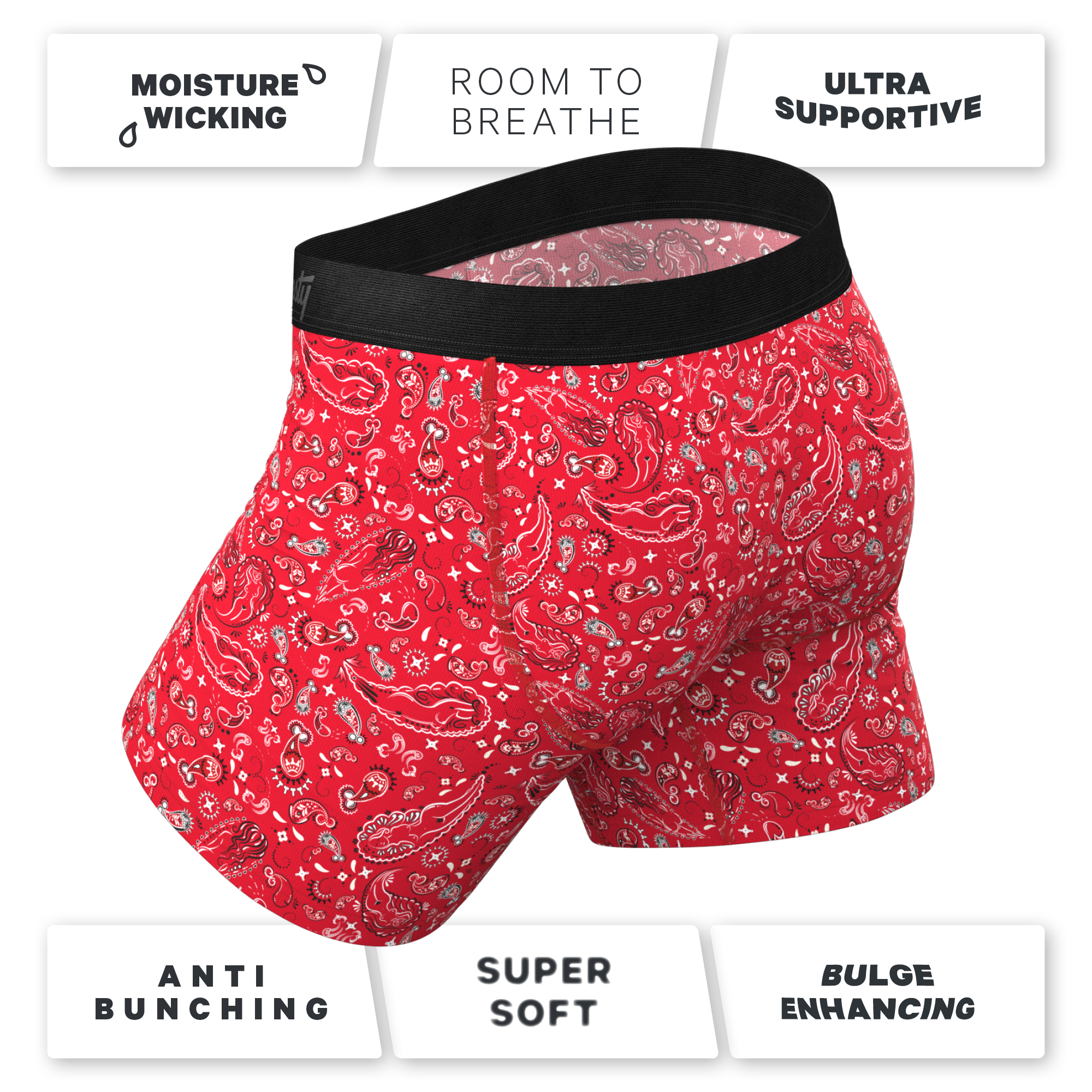 The Outlaw | Naughty Paisley Ball Hammock® Pouch Underwear