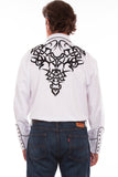 Scully Leather Western Scully Tribal Embroidered Shirt