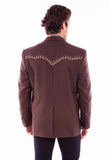 Scully Leather Western Scully Diamond Yoke Blazer Long - Flyclothing LLC