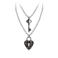 Alchemy Gothic Key To Eternity Couples Pendants - Alchemy Gothic