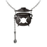 Alchemy Gothic Witches Cauldron Necklace - Flyclothing LLC