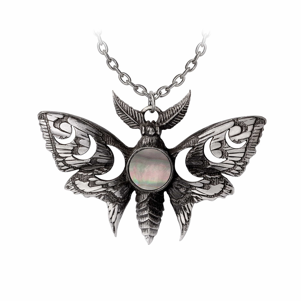 Alchemy Lunar Moth Neckwear Necklace - Alchemy Gothic