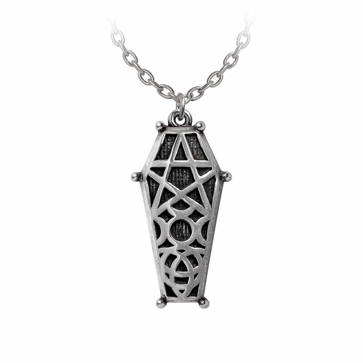 Alchemy Hex Coffin Neckwear Pendant - Alchemy Gothic