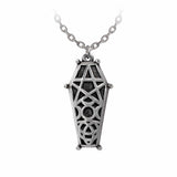 Alchemy Hex Coffin Neckwear Pendant - Alchemy Gothic