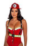 Roma Costume PB136 3PC Playboy Smokin Hot Firegirl