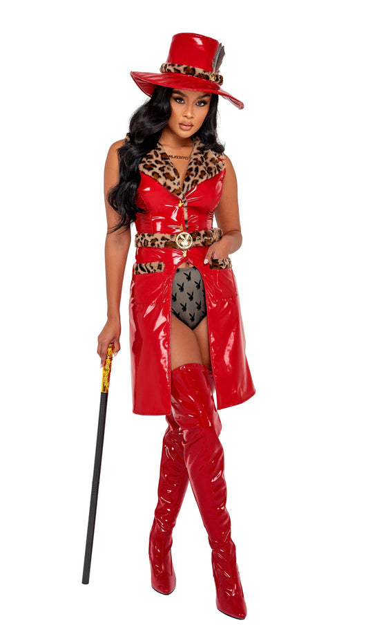 Roma Costume PB142 4PC Playboy High Roller