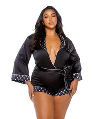 Playboy Bunny Smoke Lounge Romper