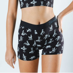 The Bare Back Bones | Glow in the Dark Skeletons Women’s Boxers - Shinesty