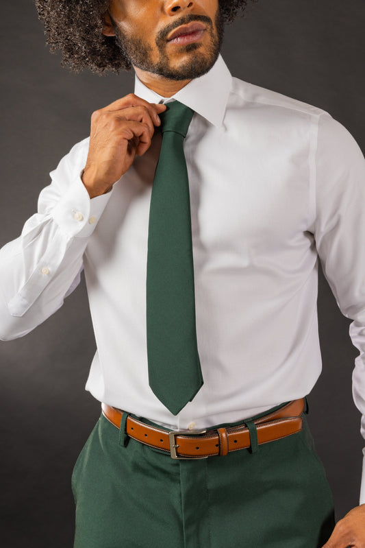 The Holiday Ham | Dark Green Tie - Shinesty