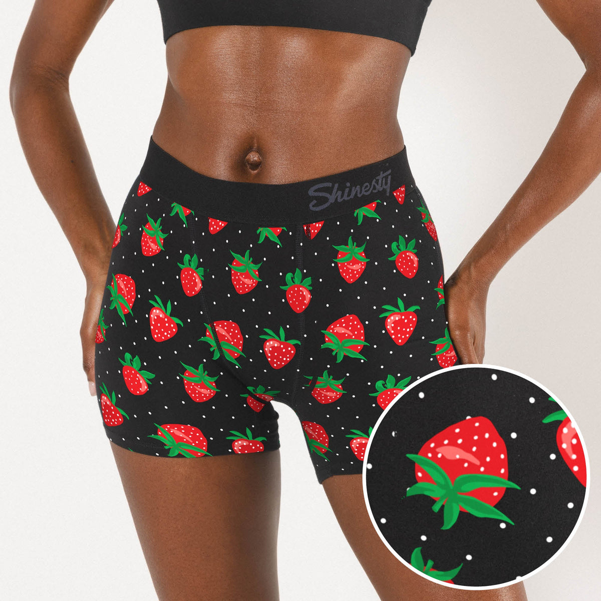 The Berries & Cream | Strawberry Women’s Boxers