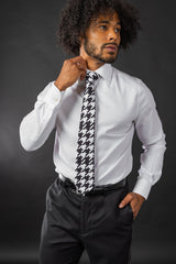 The Sophistication | Houndstooth Tie - Shinesty