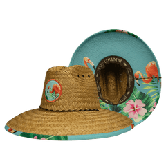 Peter Grimm Natural Flamingo 2 Straw Hat Hat - Peter Grimm