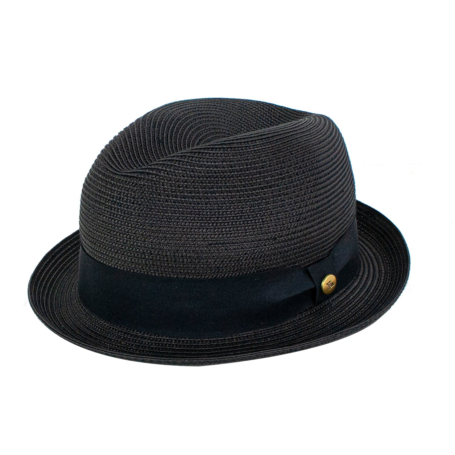 Peter Grimm Black Classic Fedora Hat