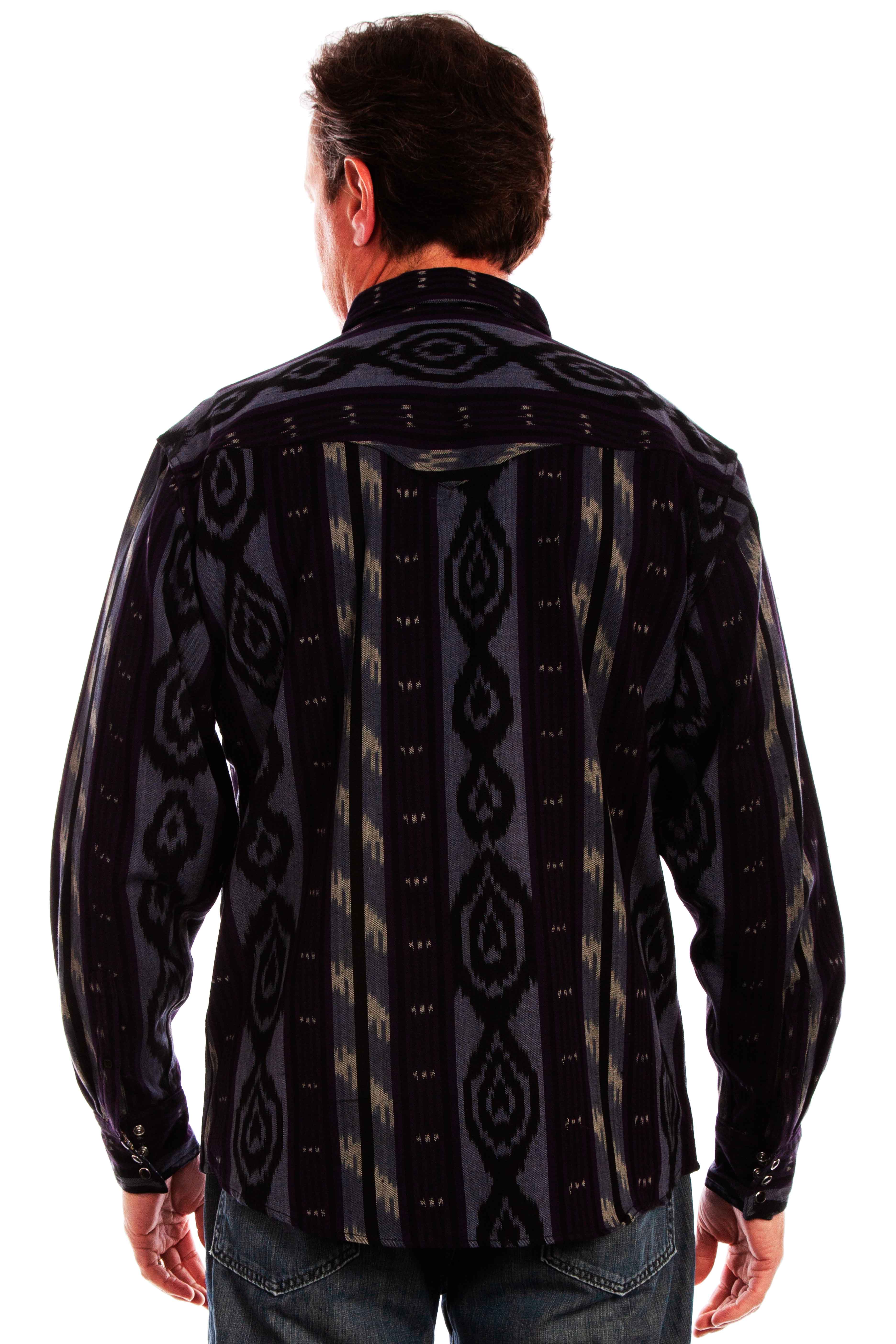 Scully Leather Western Scully Signature Ikat Shirt