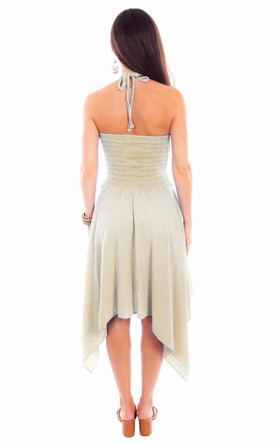 Cantina vanilla halter dress