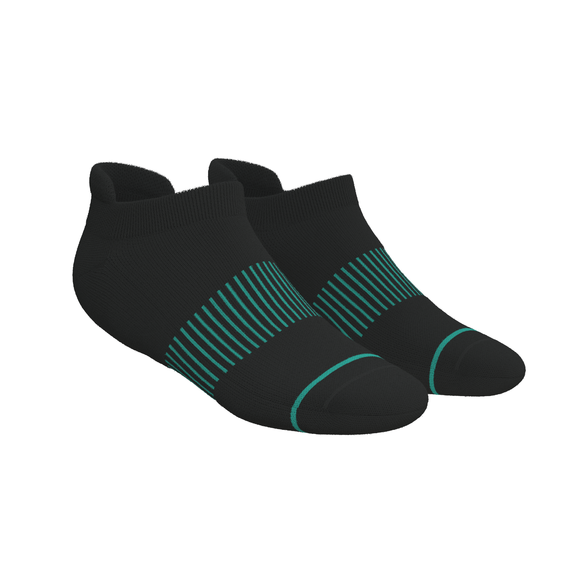 Versatile Solids Mix Pack | Blue Tri Color Block and Solids Heel Hammock™ Ankle Socks 6 Pack